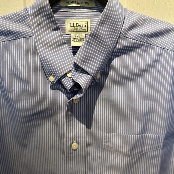 L.L Bean Button Down 15 1/2 - 33 - Picture 2 of 9